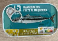Makreelfilets in olijfolie