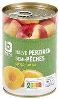 Demi pêches au jus