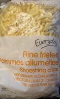 Frites pommes allumettes