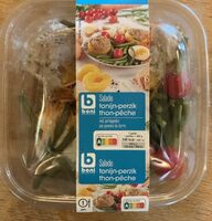 Salade thon-pêche aux pommes de terre