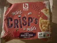 Maïs Crisps Paprika