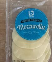 Mozzarella tranches