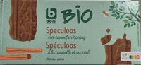 Bio spéculoos à la cannelle et au miel