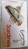 Sardines à l'huile de tournesol