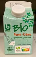 Crème fouettable bio