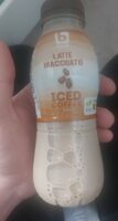 Iced coffee latte machiato