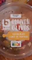 Olives et cubes de fromage