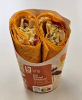 Wrap poulet tandoori aux choux pointus & poivrons