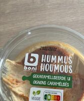 Houmous oignons caramélisés