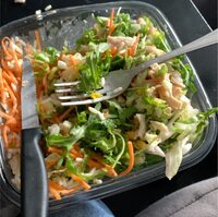 Salade poulet fume au riz