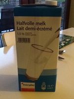 Lait demi-écrémé