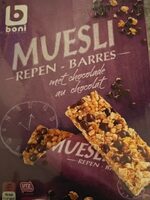 Barres de céréales chocolat