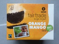 Fair trade orange mango tea