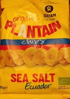 Organic plantain chips - sea salt ecuador