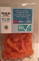 Reepjes gerookte zalm