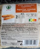 Baguettes blanches précuites