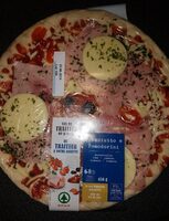 Pizza prosciutto e pomodori