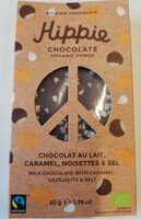 Chocolat au lait caramel noisette sel