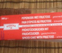Pain d'épices au fructose