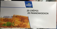 Crêpes jambon-fromage surgelées