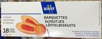 Barquettes à l'abricot