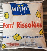 Pom' Rissolées préfrites surgelées