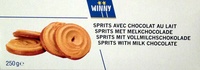 Sprits avec Chocolat au lait