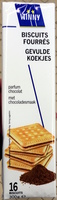 Biscuits fourrés parfum Chocolat