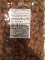 Amandes decortiquées
