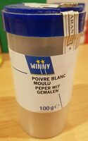 Poivre blanc moulu