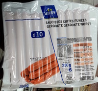Saucisses cuites fumées