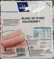 Blanc de dinde (4 tranches)