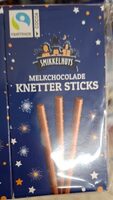 Melkchocolade knettersticks