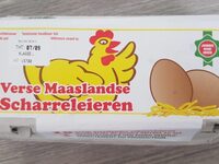 Verse maaslandse scharreleieren