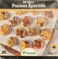 20 mini paniers apéritifs