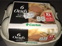 6 oeufs de poule XL