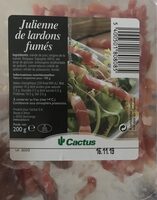 Julienne de lardons fumés
