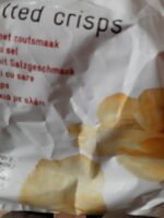 Salted crisps