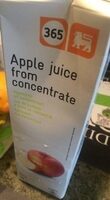 Jus de pomme à base de concentré