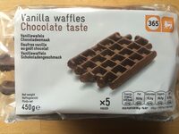 Gaufres vanille goût chocolat