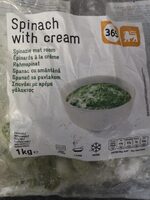 Épinards à la crème Delhaize 365