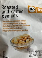 Roasted and salted peanuts