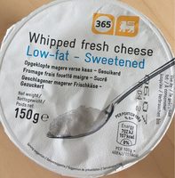 Fromage frais fouetté sucré