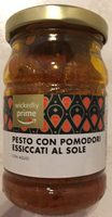 Pesto con pomodori essiccati al sole