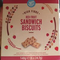 Red Fruit Sandwich Biscuits