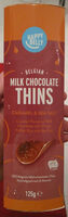 Milk chocolate thins caramel and sea salt