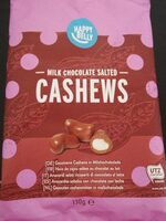 Milk chocolated salted cashews