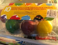 Oeufs De Paques Colores Par