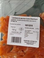 Lanières de saumon fumé Atlantique