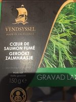 Coeur de saumon fumé - Gravad Lax
